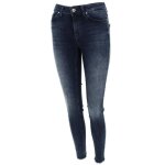 Pantalon jeans slim - only - blush life 32 - taille haute - bas frangé - femme Pantalon jeans slim - only - blush life 32 - taille haute - bas frangé - femme