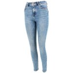 Pantalon jeans slim - only - mila - taille basse - coupe moulante - bleu