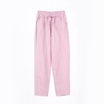 Pantalon de jogging décontracté - femme - rose - loose - longueur cheville Pantalon de jogging décontracté - femme - rose - loose - longueur cheville