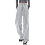 Pantalon de jogging - femme - ample - coton - confortable - gris Pantalon de jogging - femme - ample - coton - confortable - gris