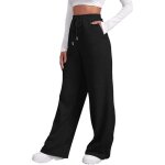 Pantalon de jogging - femme - noir - taille �lastique - poches lat�rales - confortable