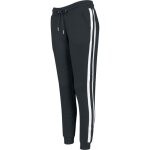 Urban classics pantalon de jogging college contrast bas de survêtement noir / blanc Urban classics pantalon de jogging college contrast bas de survêtement noir / blanc