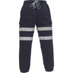 Pantalon de jogging haute visibilit� yoko cargo - bleu marine