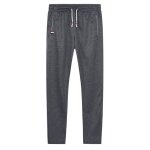 Pantalon de jogging hommes sport beach en baggy grande vtements masculin gris fonc