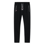 Pantalon de jogging hommes sport beach en baggy grande v�tements masculin noir