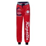 Pantalon de jogging - marque de luxe - imprim� et baggy - hommes - rouge