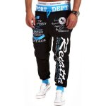 Pantalon de jogging - luxe - imprimé - homme - noir - fitness - taille élastique Pantalon de jogging - luxe - imprimé - homme - noir - fitness - taille élastique