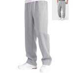 Pantalon jogging - non spcifi - baggy - gris - taille lastique - multi poches