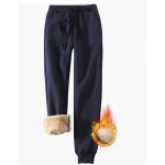 Pantalon de jogging en polaire femmes chaud - marque - modle - couleur bleu - fitness - femme