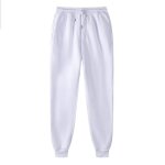 Pantalon jogging en polaire homme - pantalon de survêtement - chaud dhiver - blanc Pantalon jogging en polaire homme - pantalon de survêtement - chaud dhiver - blanc