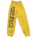 Pantalon jogging uni h jaune