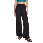 Pantalon jogging - urban classics - large - viscose - noir - femme