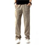 Pantalon en lin hommes casual cargo pants style ample - beige - insfity - loose - taille standard - homme ... Pantalon en lin hommes casual cargo pants style ample - beige - insfity - loose - taille standard - homme ...
