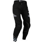 Pantalon moto cross femme fly racing lite - noir / gris clair - xs
