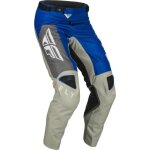 Pantalon moto cross fly racing kinetic jet - bleu / gris / blanc - xs Pantalon moto cross fly racing kinetic jet - bleu / gris / blanc - xs