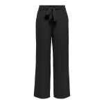 Pantalon palazzo - only - noir - taille standard - coupe large - femme