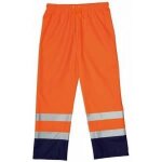 Pantalon de pluie harbor polyurthane hi - viz orange fluo / bleu marine 3m t2xl - coverguard - 70343 ...