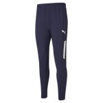 Pantalon puma team liga training pro - bleu marine / blanc - m