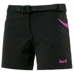 Pantalon de randonn�e femme izas kea - noir - mont - stretch - imperm�able et respirant