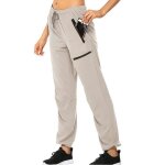 Pantalon randonne femme lger impermable schage rapide pantalon extrieur respirant avec poches zippe ...