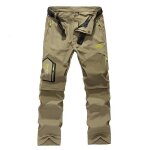 Pantalon de randonnée homme convertible 2 en 1 pantalon imperméable extérieur séchage rapide Pantalon de randonnée homme convertible 2 en 1 pantalon imperméable extérieur séchage rapide