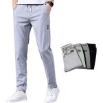 Pantalon de randonne pour homme en soie glace respirante et  schage rapide - gris