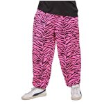 Pantalon rose annes 80 - widmann - xl - carnaval - rock - disco