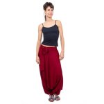 Pantalon sarouel femme fluide chic tawneeh - fantazia - fz3259 - rouge - large - taille haute