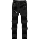 Pantalon de ski femme résistant à leau double polaire chaude - noir Pantalon de ski femme résistant à leau double polaire chaude - noir