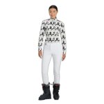 Pantalon de ski femme rossignol fuseau - white - s