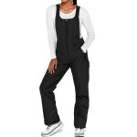 Pantalon de ski dhiver isolé pour femme surenhap - noir - coupe - vent et imperméable Pantalon de ski dhiver isolé pour femme surenhap - noir - coupe - vent et imperméable