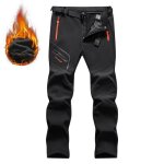 Pantalon de ski - polaire chaude - rsistance  leau - noir