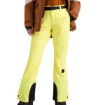 Pantalon de ski jaune fluo femme oneill star slim