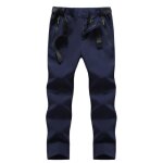 Pantalon de ski - résistance à leau - homme - double polaire - couleur unie - bleu Pantalon de ski - résistance à leau - homme - double polaire - couleur unie - bleu