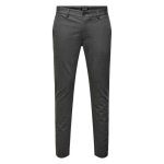 Pantalon slim - only & sons - mark pant - gris - homme - taille standard