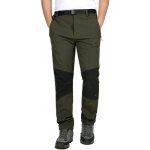 Pantalon softshell hiver homme - marque - chaud doubl polaire impermable - vert