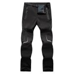 Pantalon softshell impermable homme hiver chaud doubl polaire pour randonne camping alpinisme