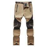 Pantalon softshell impermable homme hiver chaud doubl polaire pour randonne camping alpinisme