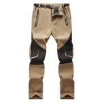 Pantalon softshell impermable homme hiver chaud doubl polaire pour randonne camping alpinisme