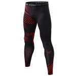 Pantalon de sport compression homme respirant collant stretch imprim schage rapide pour running fitness ...