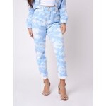 Pantalon style paper bag - project x paris - femme - bleu ciel - slim