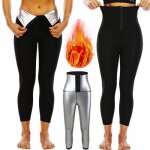 Pantalon de sudation femmes sauna leggings anti cellulite taille haute legging sport push up femme acclrer ...