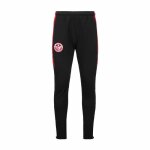 Pantalon de surv�tement abunzip pro 7 tunisie 23 / 24 pour homme - noir et rouge - kappa - football