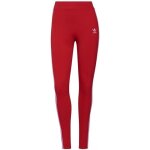 Pantalon de surv�tement adidas originals 3 stripes tight - femme - rouge - fitness - respirant