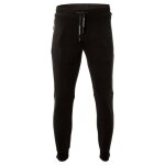 Pantalon de survtement - ea7 emporio armani - noir - homme - taille lastique - trois poches zippes ...