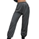 Pantalon de surv�tement femme - sasaquoy - gris fonc� - confortable et d�contract�