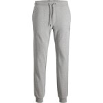 Pantalon de survtement - jack & jones - gris clair chin - coton doux - ajustement parfait - fitness ...