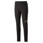 Pantalon de survtement puma om casual - rf. 767302 - 22. couleur : noir dore. . dtails. - taille ...