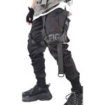 Pantalon de surv�tement tactique streetwear - darius jogger - homme - noir - running