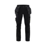 Pantalon de travail femme blaklader craftsman 1790 - noir - 100% coton - renforts cordura� stretch